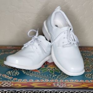 Tip Top White Patent Dress Oxford Leather Shoes